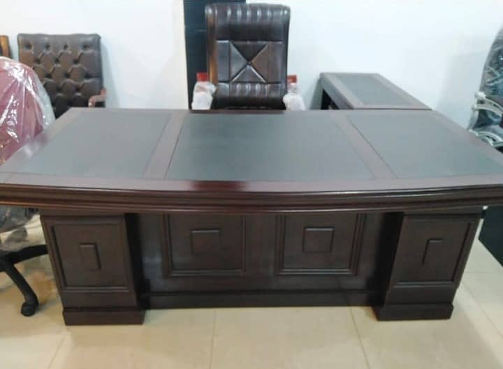 Executive Office Table with Side Rack – Office Table – Executive table 1