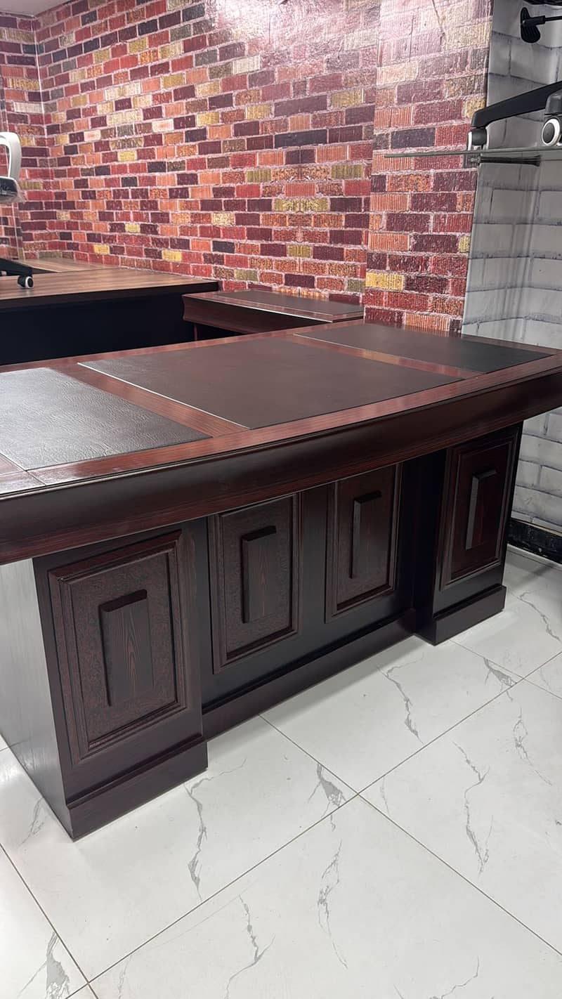 Executive Office Table with Side Rack – Office Table – Executive table 2