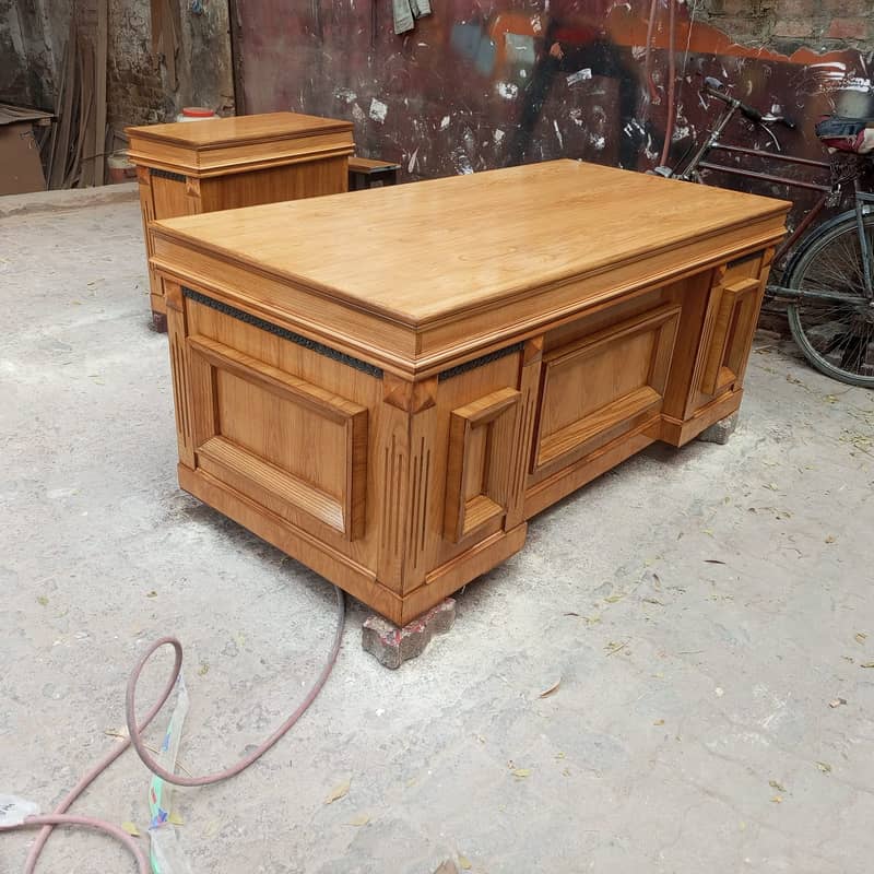 Executive Office Table with Side Rack – Office Table – Executive table 7