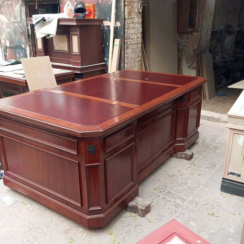 Executive Office Table with Side Rack – Office Table – Executive table 9