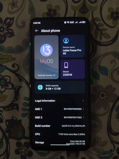 Zte nubia Focus Pro