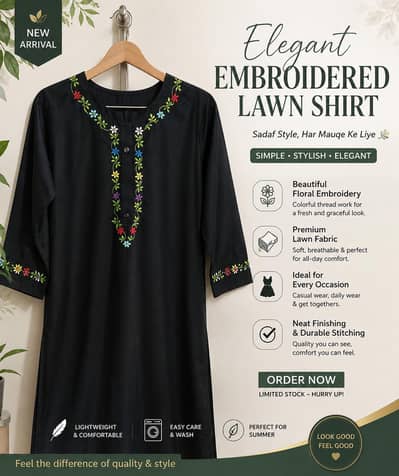 Hand embrioded Shirt