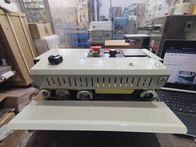 Continuous Band Sealer Machine | bags, pouches, sachet sealing packing