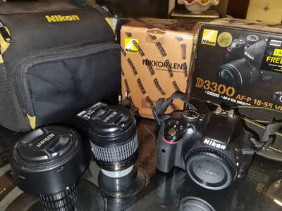 Nikon D3300 Camera Bundle with Portrait Lens (50 mm f/1.8 G)