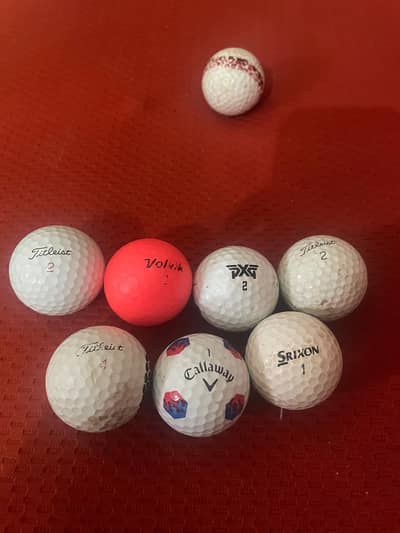 Mixed Golf Balls – Titleist Pro V1, Callaway & Other Brands – Used