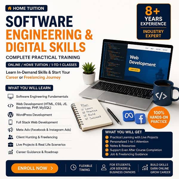 Software Engineering & Web Development Home Tuition 0