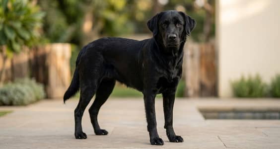 Jet black Female Labra x shepherd