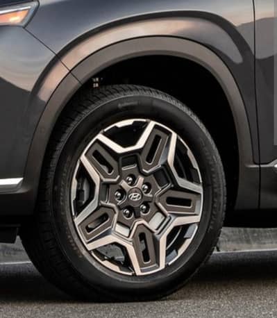 Hyundai Santa Tire along with Alloy Rim