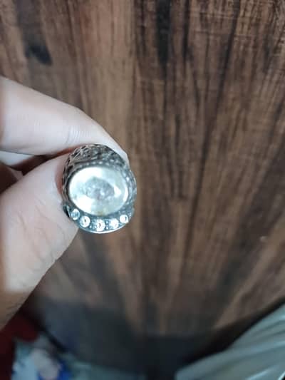 Pukhraaj (yellow Saphire) with Silver Ring