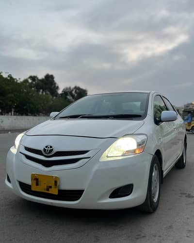 Toyota Belta Model  2006 Reg. 2009 White Color *1300 CC*