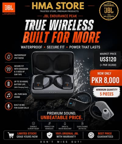 JBL Endurance Peak wireless headphone market priice 30000 h