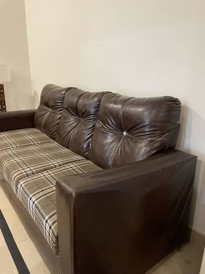 Brown 2 Seater sofa