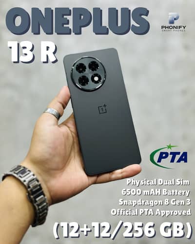 ONEPLUS 13 R Official PTA Approved 12+12/256 GB