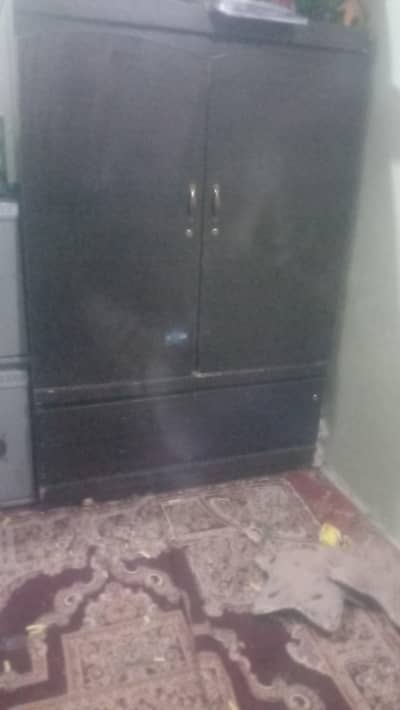 wooden cupboard