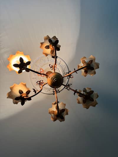 6 Light Chandeliers up for sale