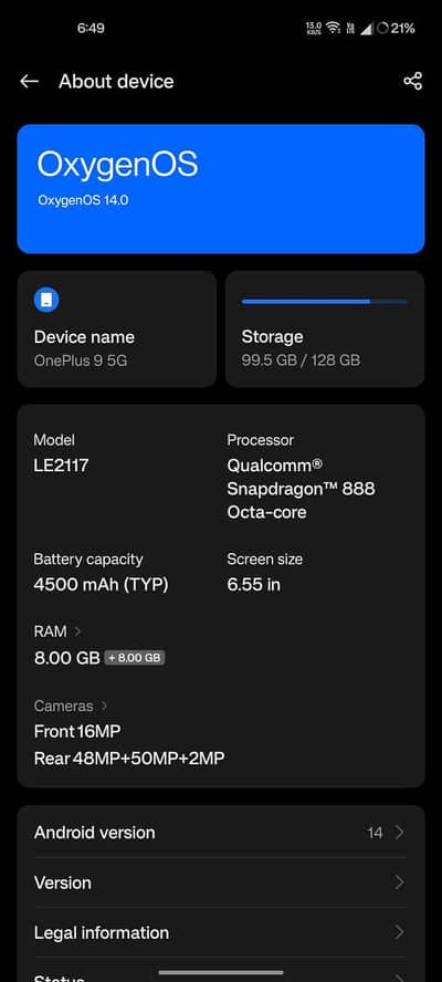 One Plus 9