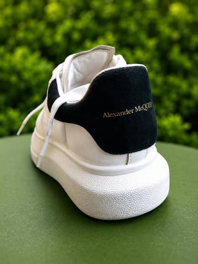 Alexander McQueen Style White & Black Premium Sneakers – New