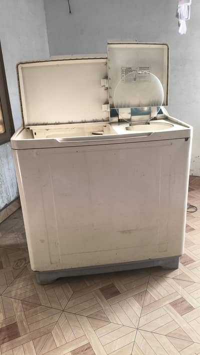 Haier large twin hub washing machine for sale