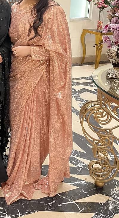Sequins Saree new