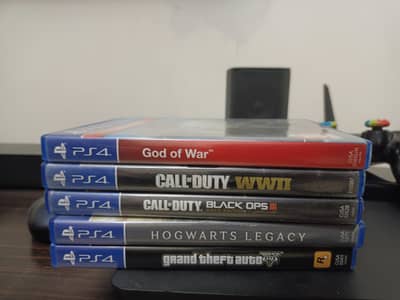 PS4 slim 500 gb & games