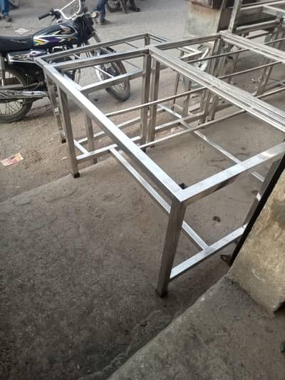 Steel Table Frame 2.5×4 Feet – Heavy Duty | 19 KG