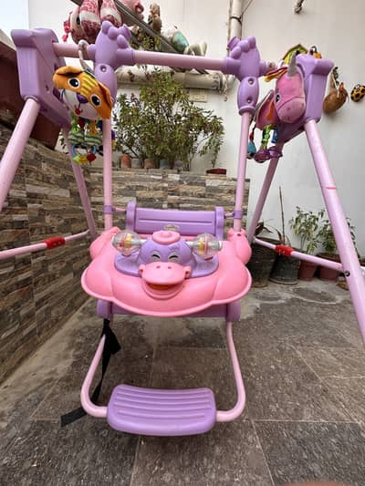 Bachaparty cute pink & purple swing