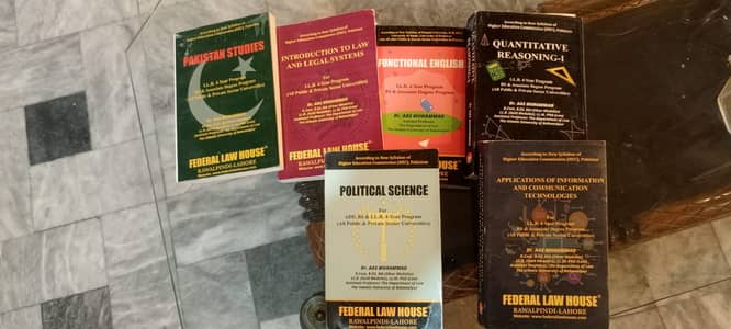 LLB first semester 4 year books available for sale