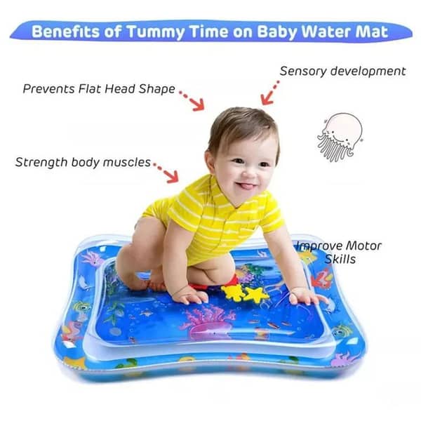 Baby Play Water Mat Inflatable Infants Tummy Time Playmat Toys