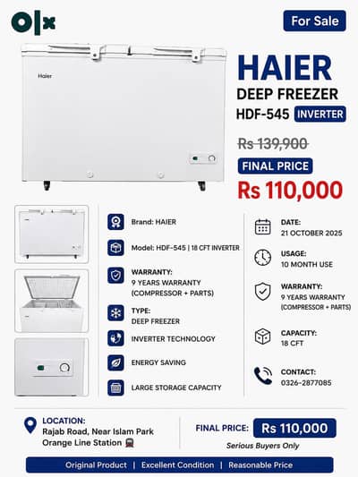 hair freezer urgent sale
