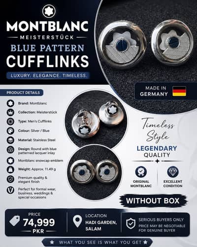  OLX Listing — Montblanc Cufflinks