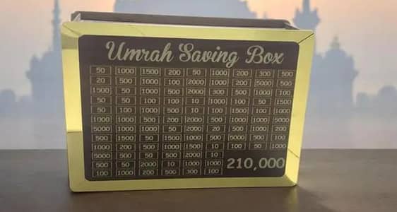 Umrah Money Saving Box