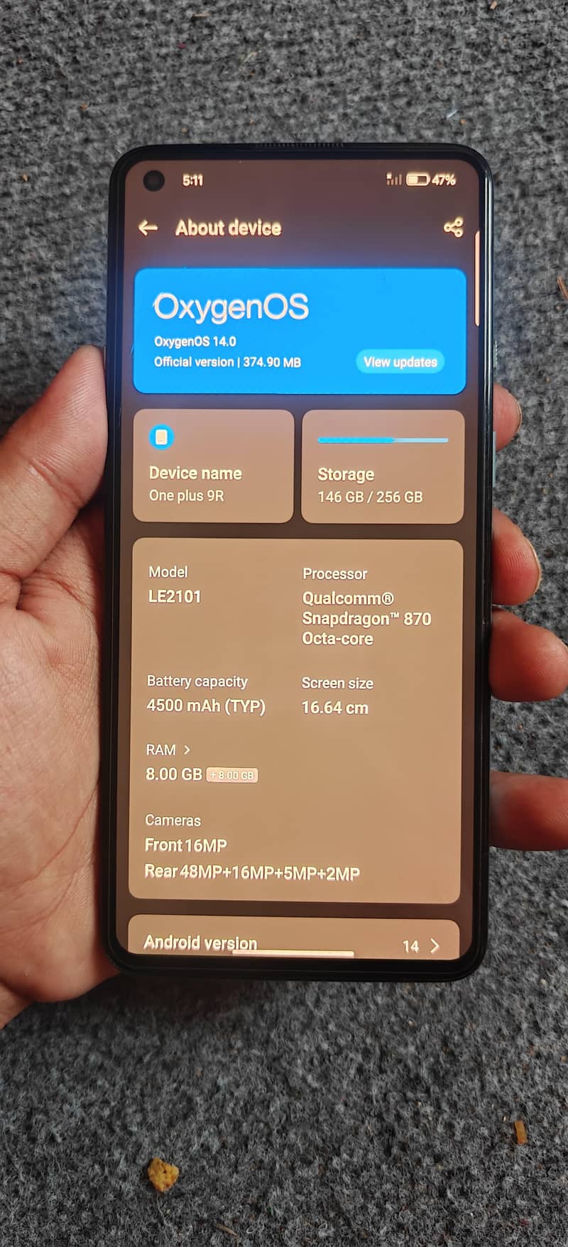 One Plus 9R 1