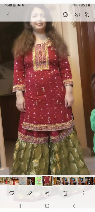 bnarsi lehnga with fancy shirt