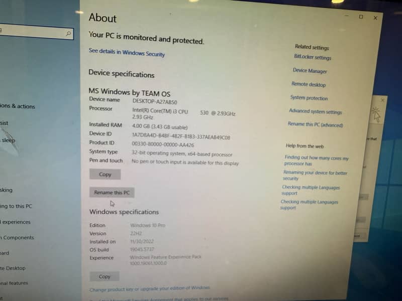 Intel Core i3 CPU 2
