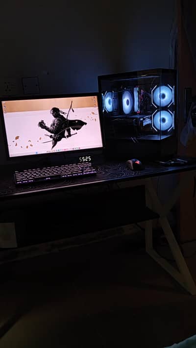 gaming pc with monitor