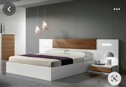 King size bed Artwood Veneer
