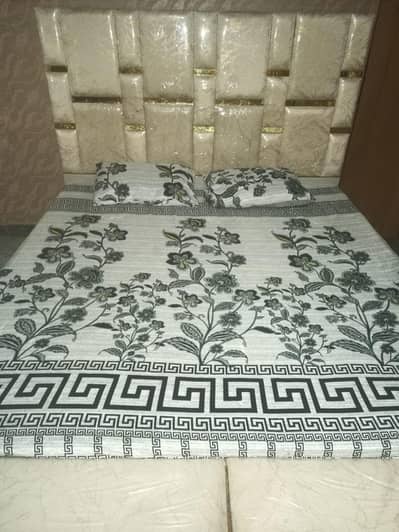 king size bed with mattress 3 door almari and dressing