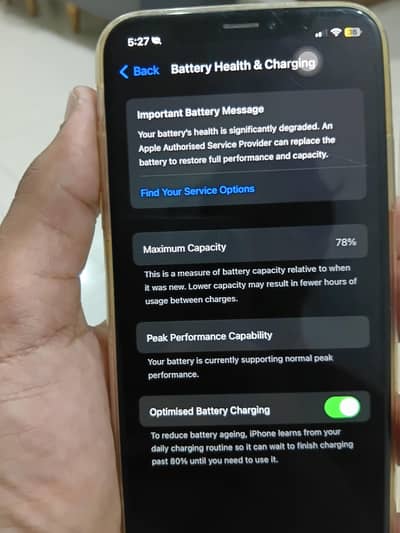 Apple iPhone XS everything orignql back damage but all ok no fault