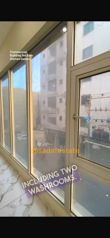 COMMERCIAL BUILDING AVAILABLE FOR SALE IN PHASE 6 DHA Karachi with handsome rental income brend New building