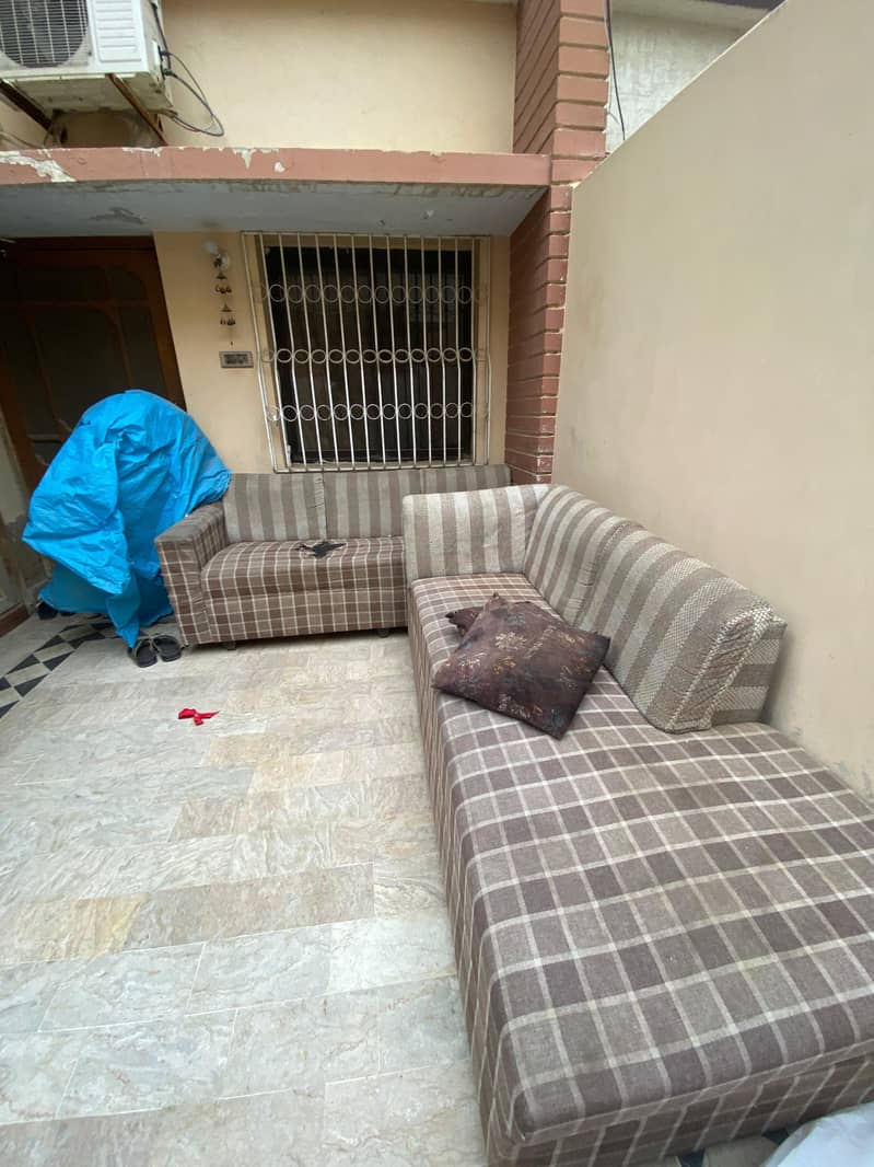 L shape sofa mint condition 4