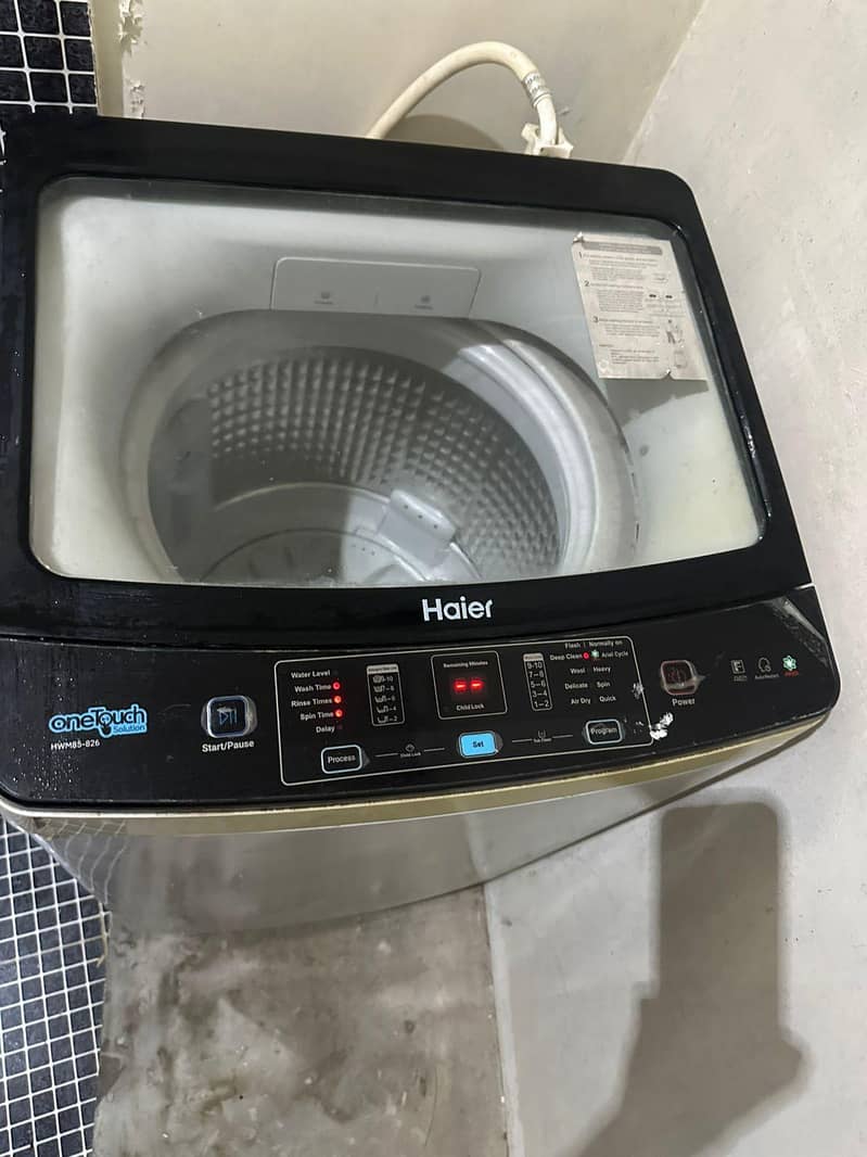 Haier fully automatic washing machine 0