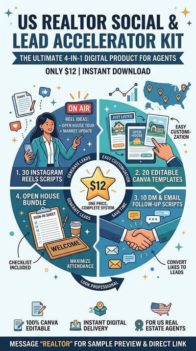 Real estate agent service in US