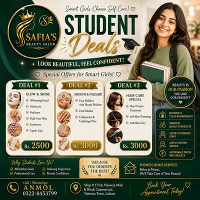 Beauty Salon Deals | Facial, Manicure, Pedicure, Wax & Hair Treatment
