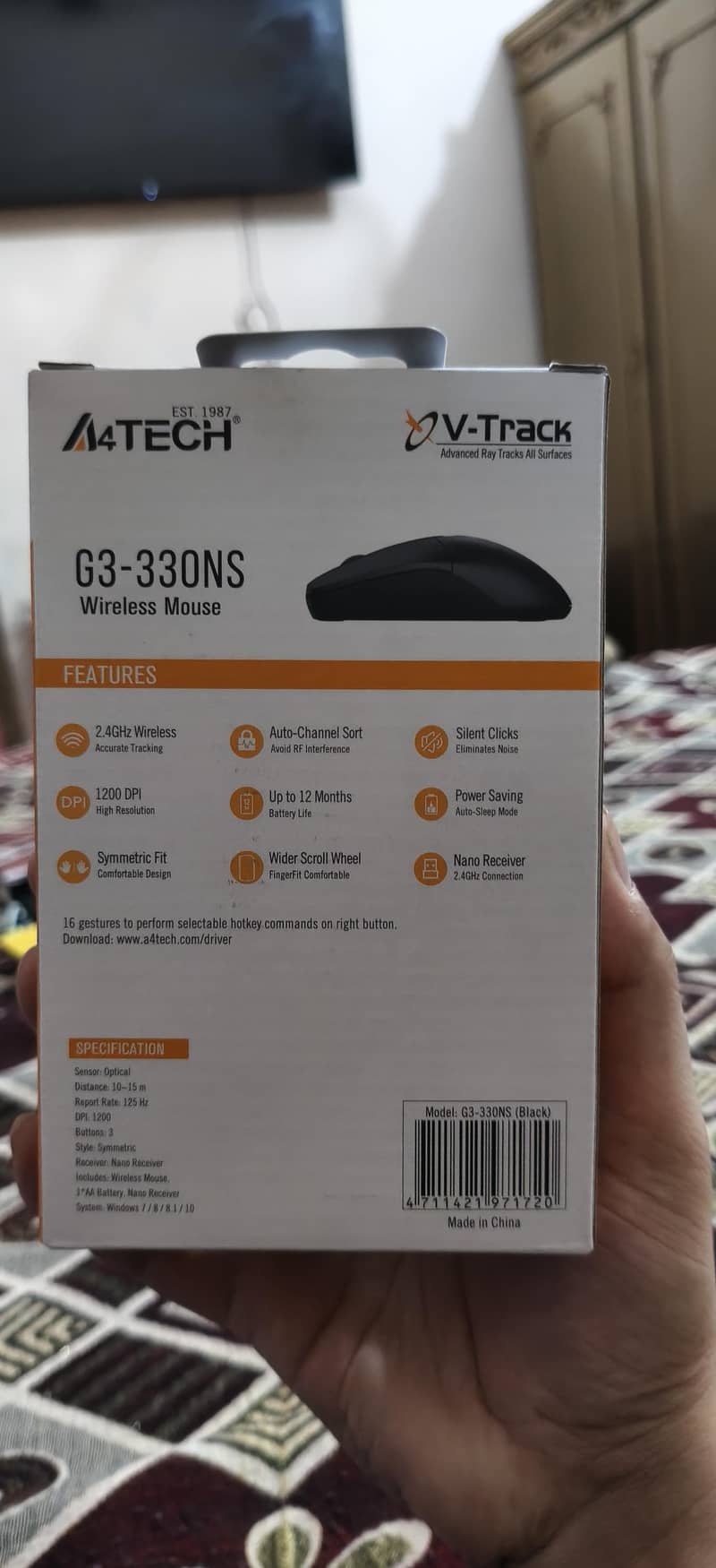 A4  Tech Wireless Mouse 3