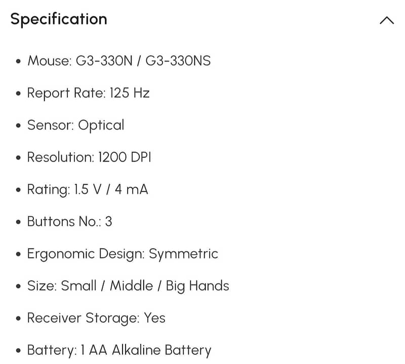 A4  Tech Wireless Mouse 5