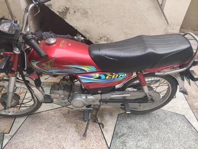 HONDA CD70 2024 MODEL TOTAL GENUINE FIRST OWNER GUJRANWALA NUMBER