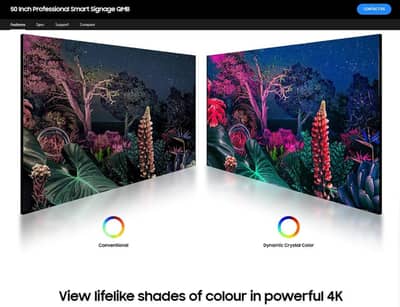 Samsung QM50B QMB Series 50" 4K LFD LED Display