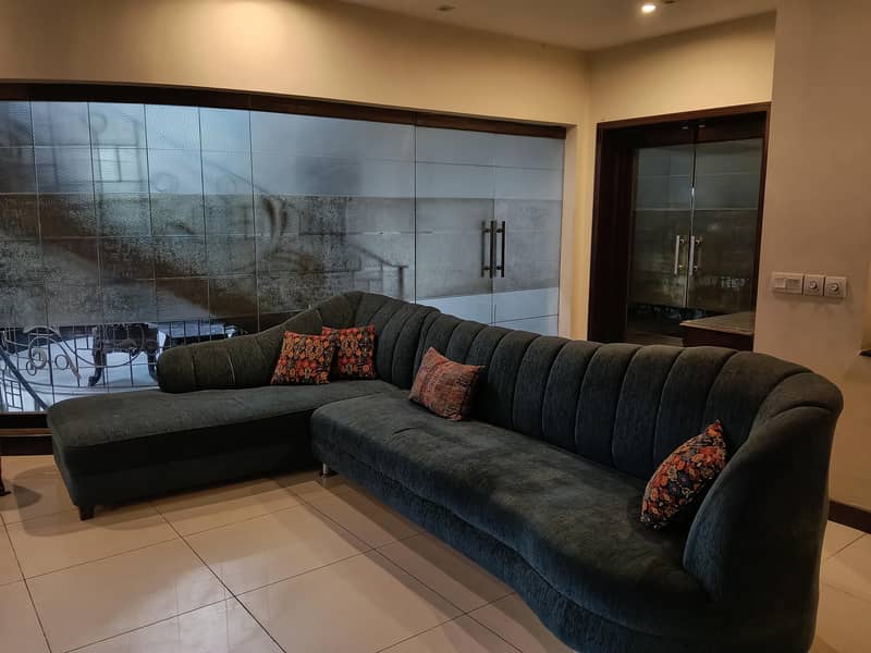 L shaped sofa 0