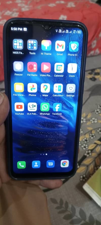Tecno Spark 8C 4+4 128 box chrgr all okay urgemt sale