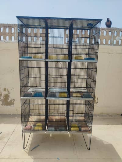 9 Khany Bird Cage | 10/10 Condition | New Plates